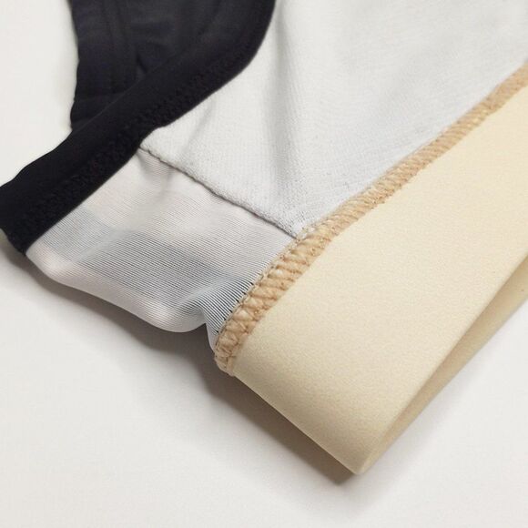 Men's low rise stripes bikini swim brief swimwear speedo Khaki SIZE M - Picture 9 of 9